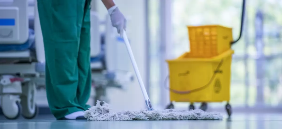 Cleaner in a Hospital