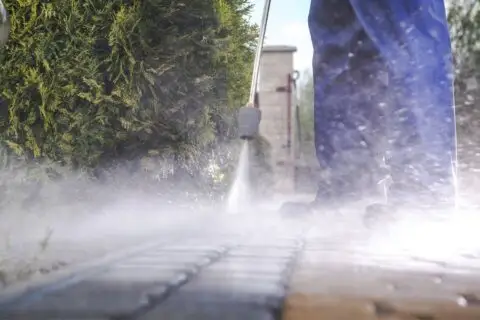 Commercial pressure washing